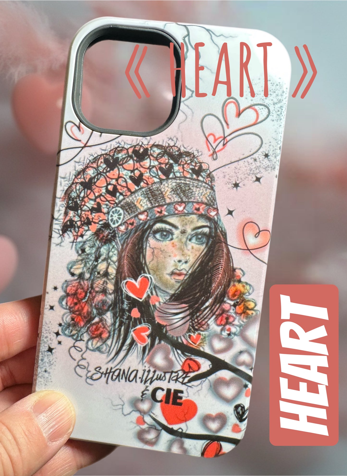 COQUE CELLULAIRE «HEART»