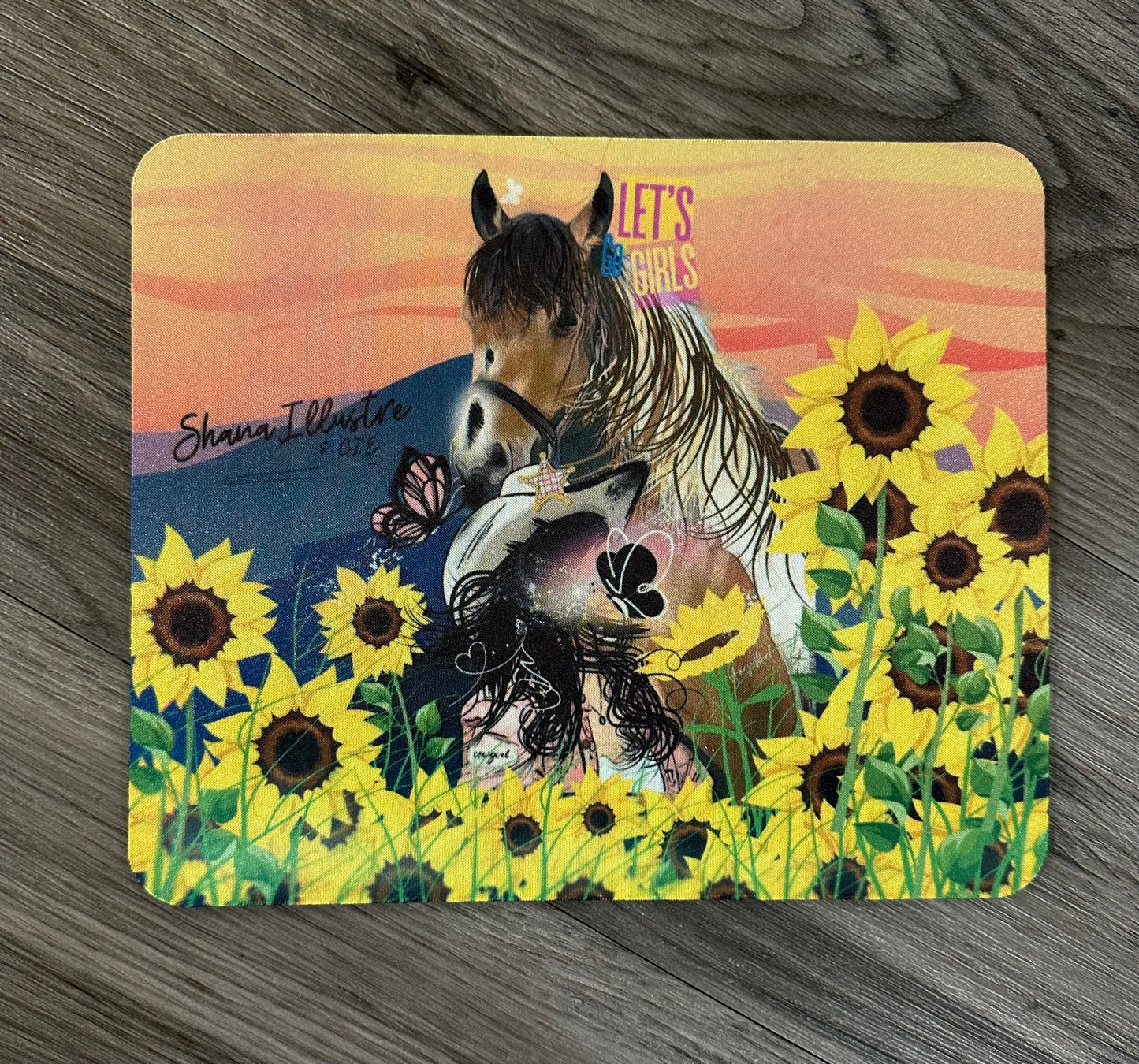 TAPIS DE SOURIS « COWGIRL »