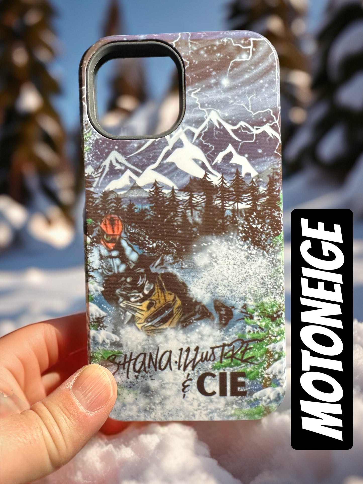 COQUE CELLULAIRE «MOTONEIGE»