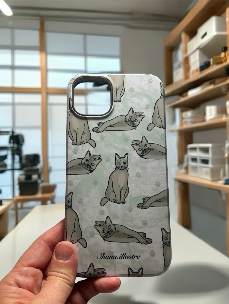 COQUE CELLULAIRE «CATMOM»