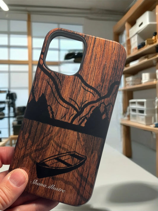 COQUE CELLULAIRE «BOIS»