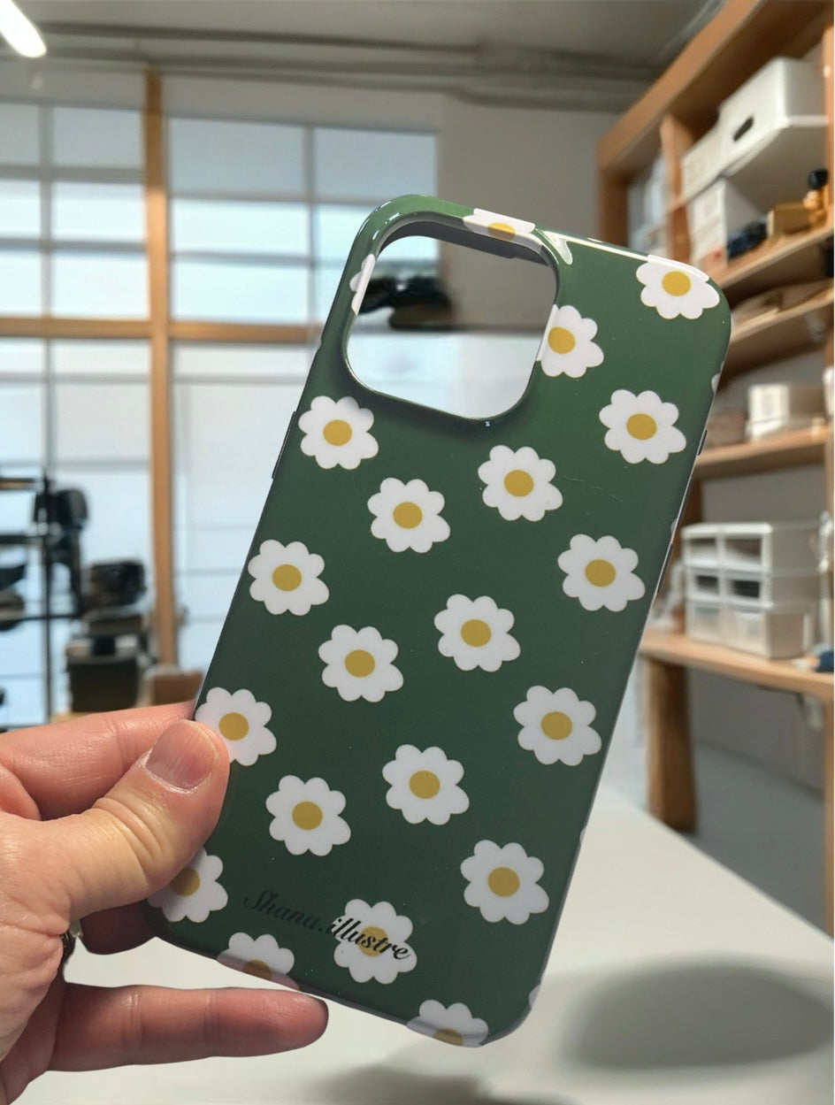 COQUE CELLULAIRE «MARGUERITES»