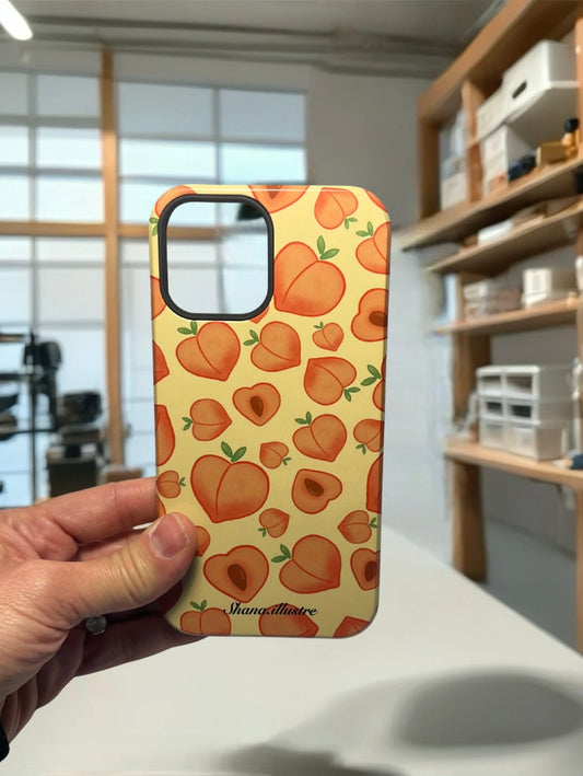 COQUE CELLULAIRE «PÊCHES»