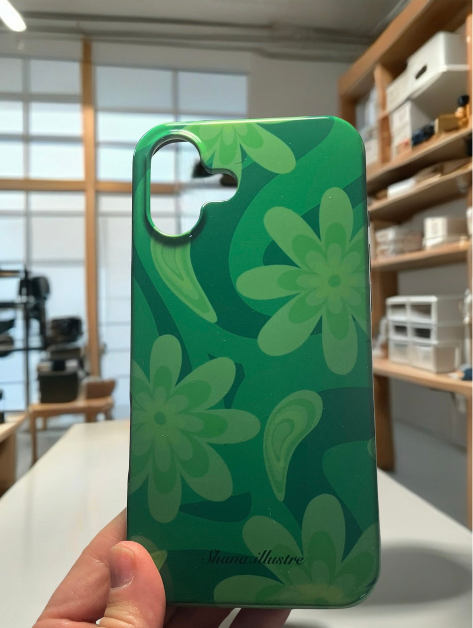 COQUE CELLULAIRE «MALIBU VERT»