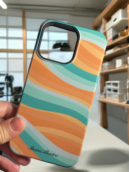 COQUE CELLULAIRE «VAGUES»