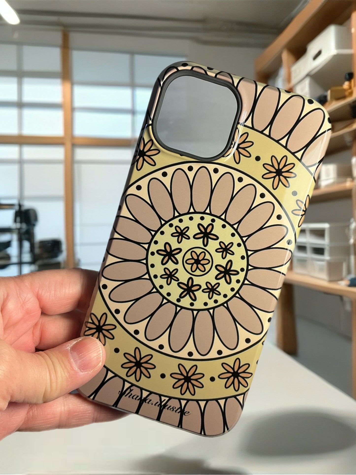 COQUE CELLULAIRE «MANDALA»