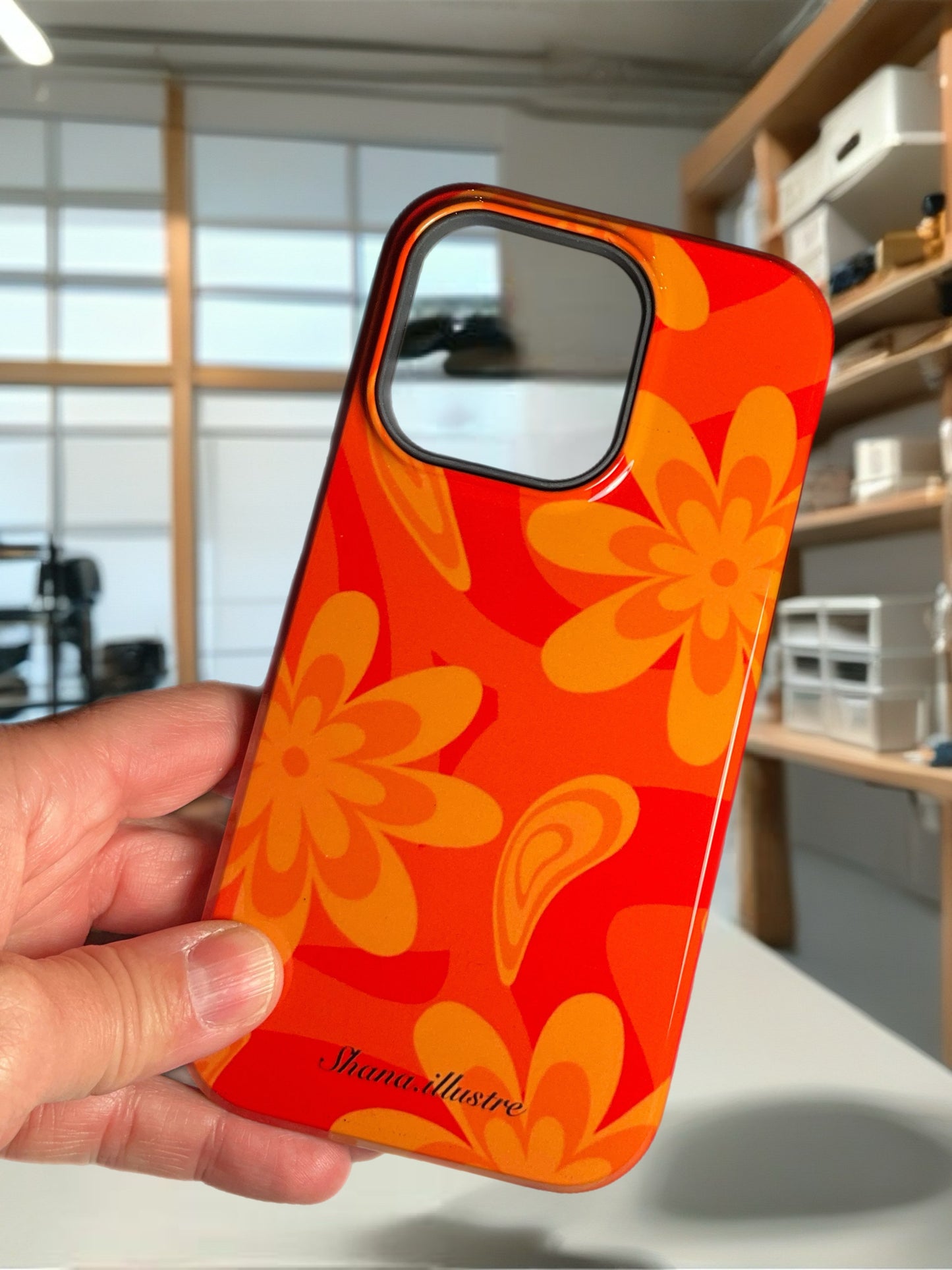 COQUE CELLULAIRE «MALIBU ORANGE»