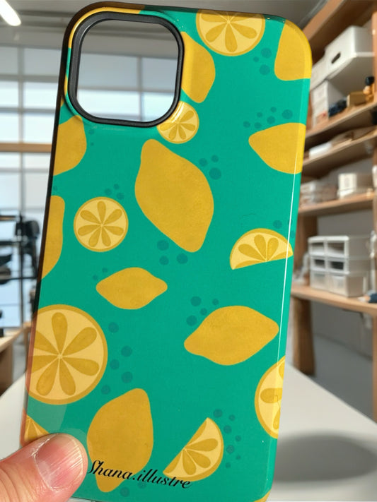 COQUE CELLULAIRE «CITRON»