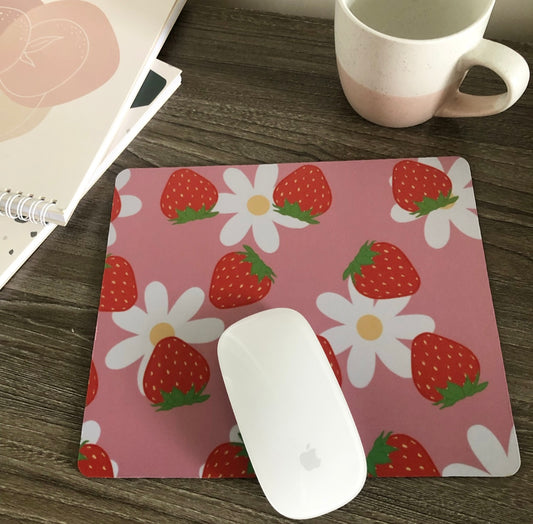 TAPIS DE SOURIS « FRAISES »