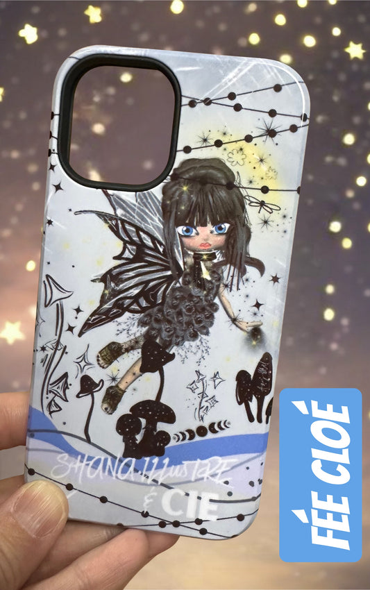 COQUE CELLULAIRE      «FÉE CLOÉ»