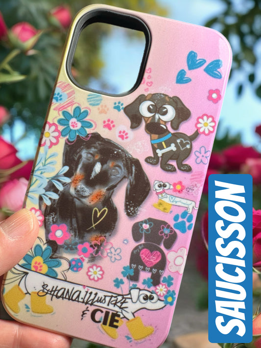 COQUE CELLULAIRE «SAUCISSON»