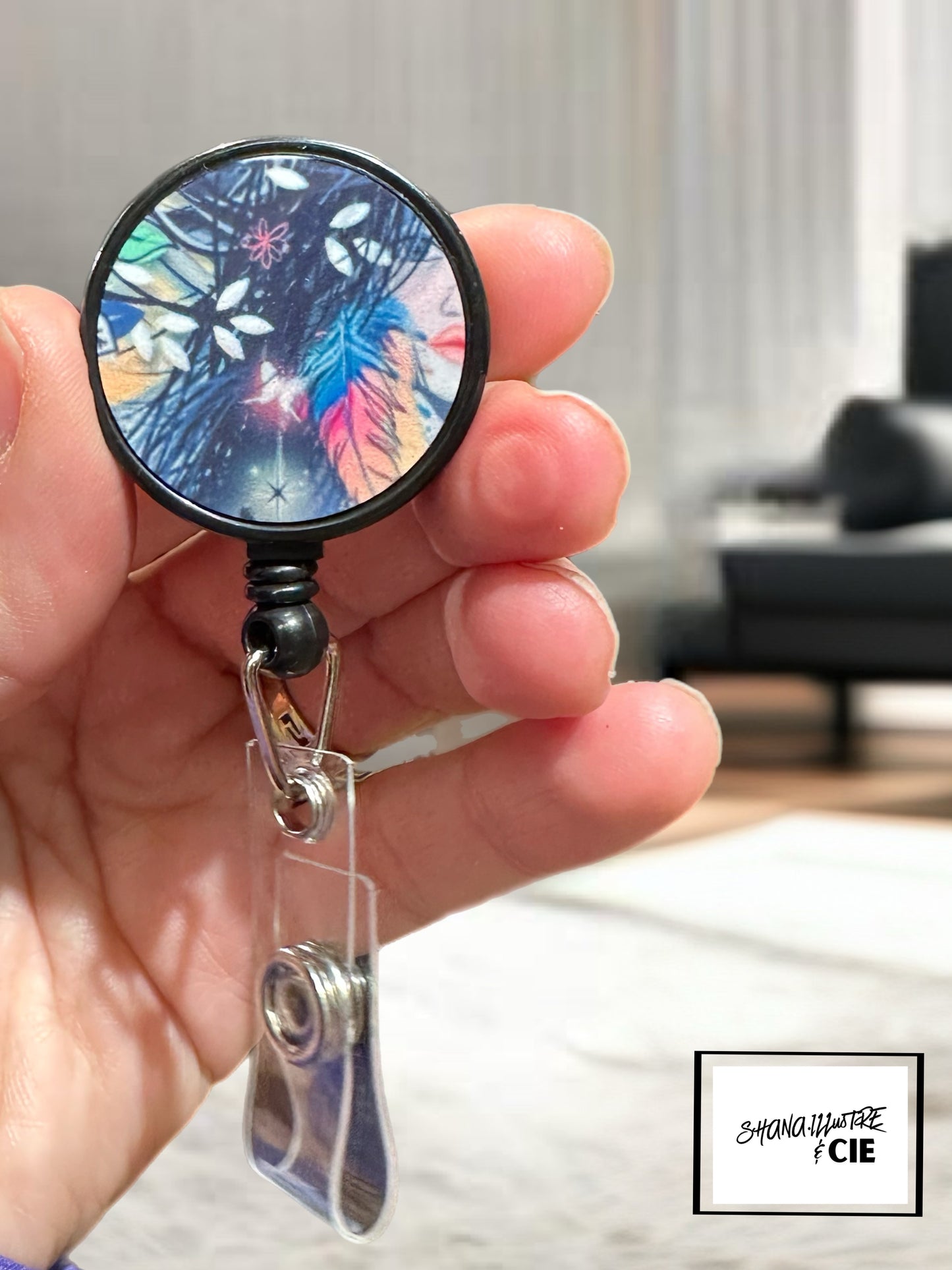 PORTE-BADGE RÉTRACTABLE « GAÏA »