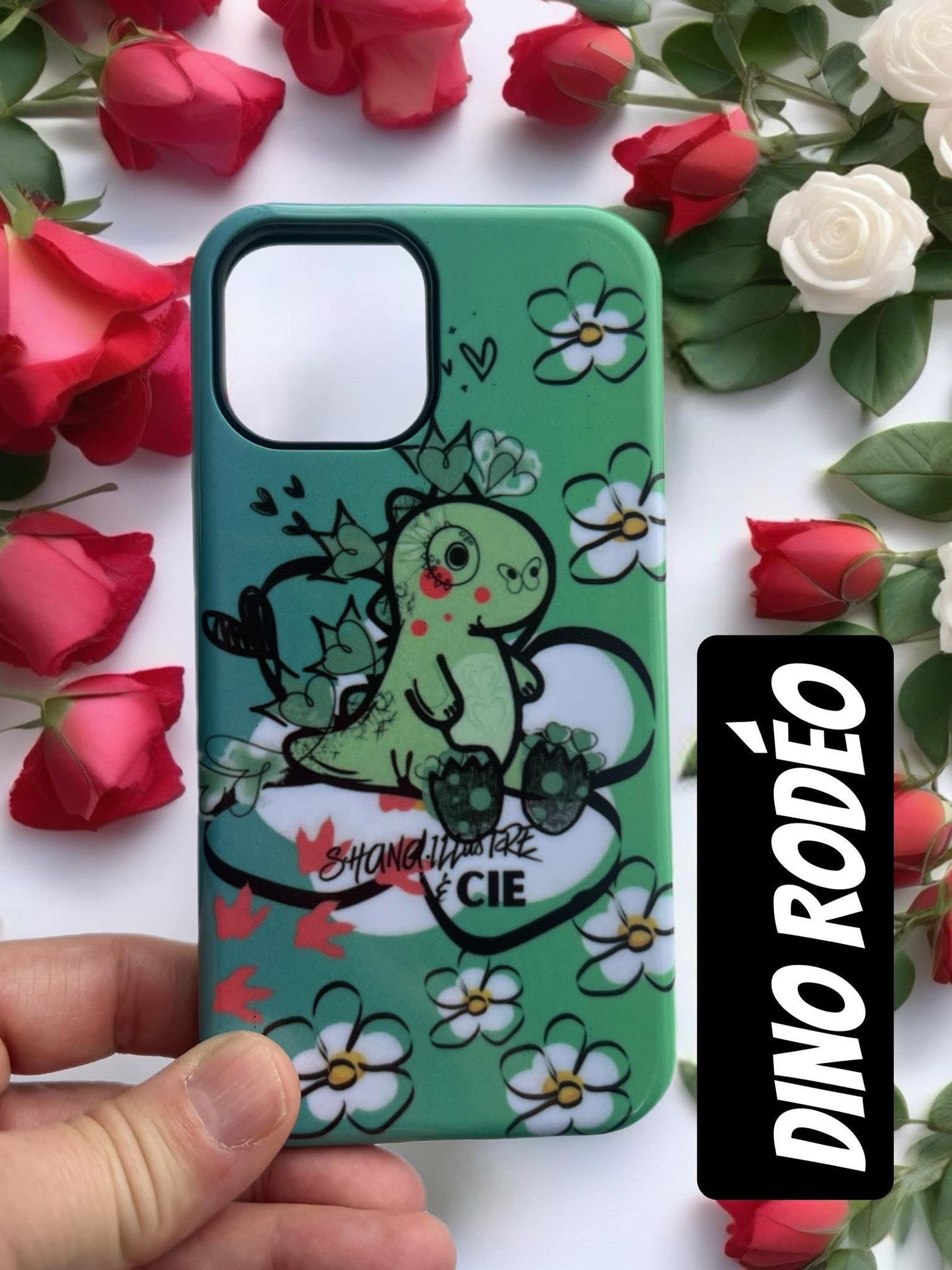 COQUE CELLULAIRE      «DINO RODÉO»