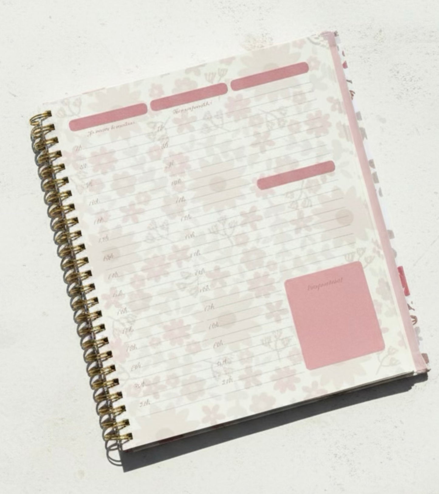 AGENDA -NON DATÉ