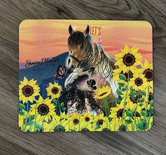 TAPIS DE SOURIS « COWGIRL »