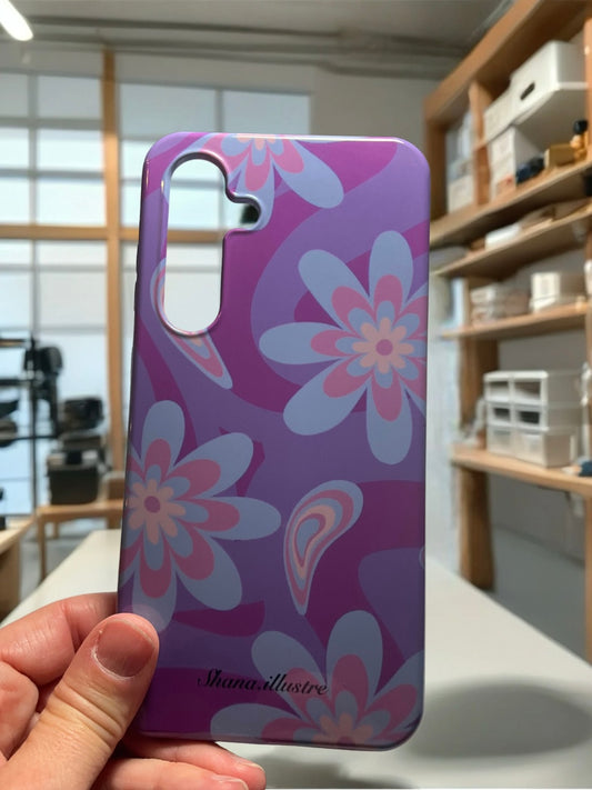 COQUE CELLULAIRE «MALIBU MAUVE»