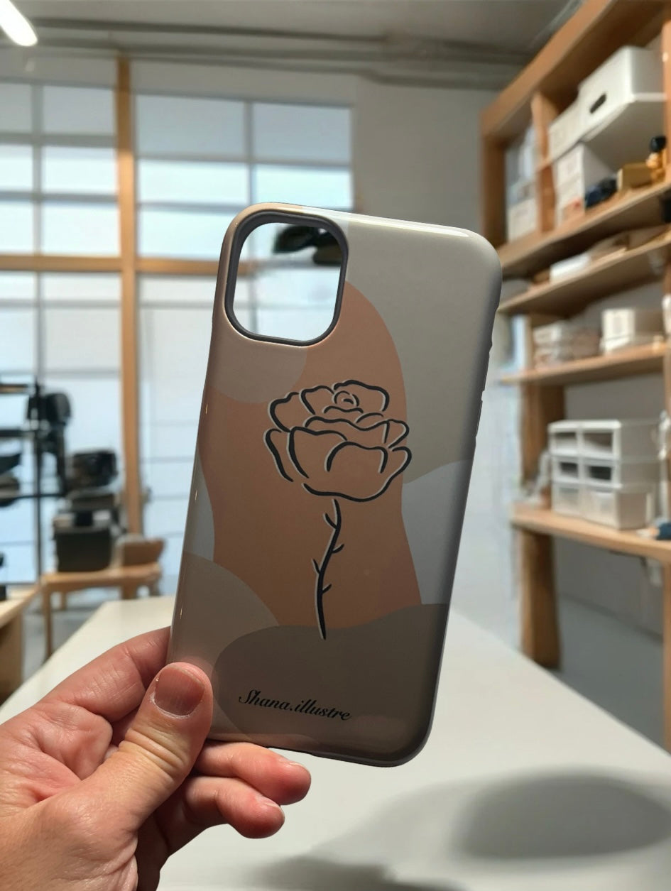 COQUE CELLULAIRE «ROSE»