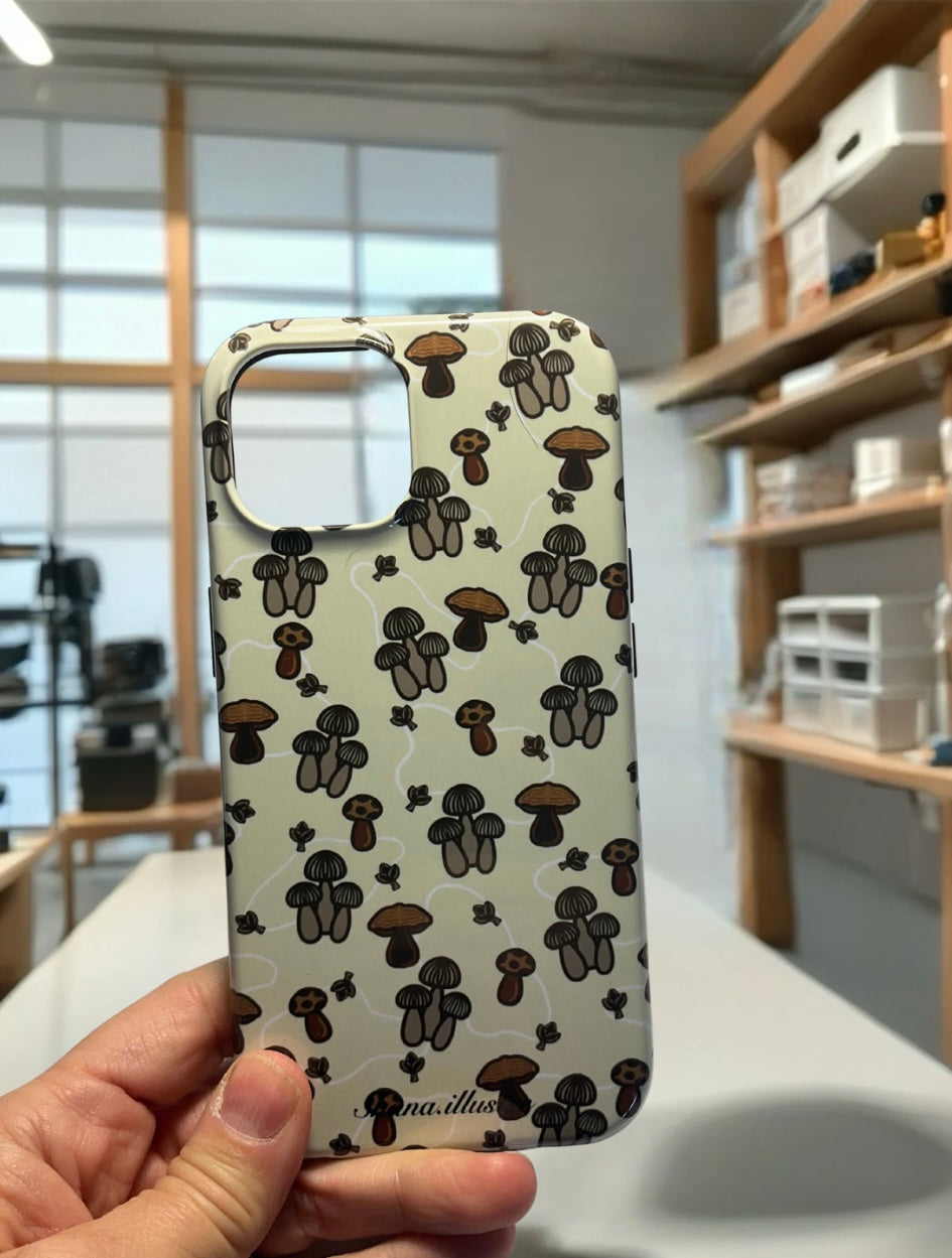COQUE CELLULAIRE «CHAMPIGNONS»