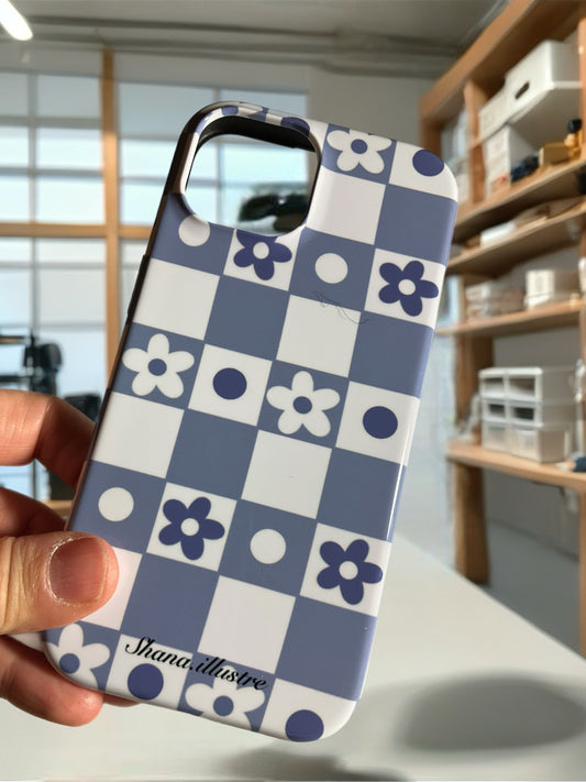 COQUE CELLULAIRE «CARREAUX»
