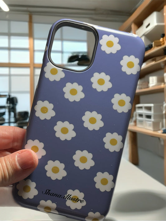 COQUE CELLULAIRE «MARGUERITES»